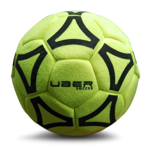 Rugged Soccer Indoor Felt Ball (Yellow, Size 3) - color: Yellow, size: 3