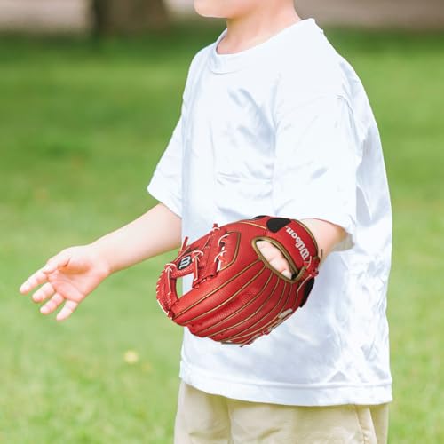 Wilson | A200 | Youth T-Ball & Baseball Glove + Mitt | Sizes 9" - 10" | Right + Left Hand Throw | Multiple Styles