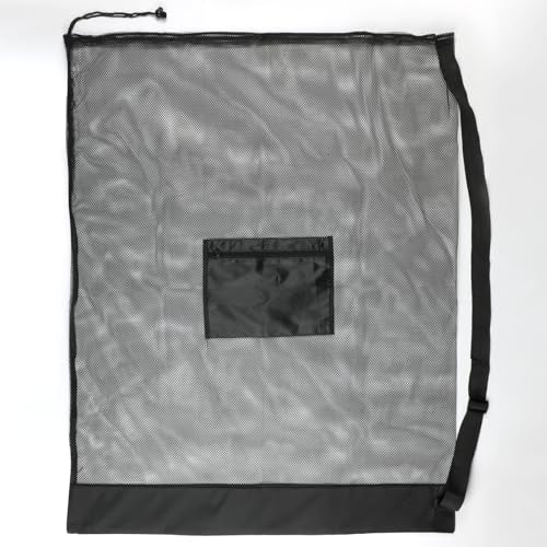 Extra Large Sports Ball Bag, Heavy Duty Breathable Mesh Storage Bag, 40" x 30" Hold 10-12 Soccer Basketball Football, Adjustable Shoulder Strap, Ideal for Coaches, Team, Swimming Gear - style: Zipper Pocket