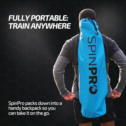 SpinPro for Pickleball - Pickleball Trainer | Training Aid for Learning Topspin, Slice, Sidespin | Improve Your Game Rapidly | at-Home, Indoor or Outdoor