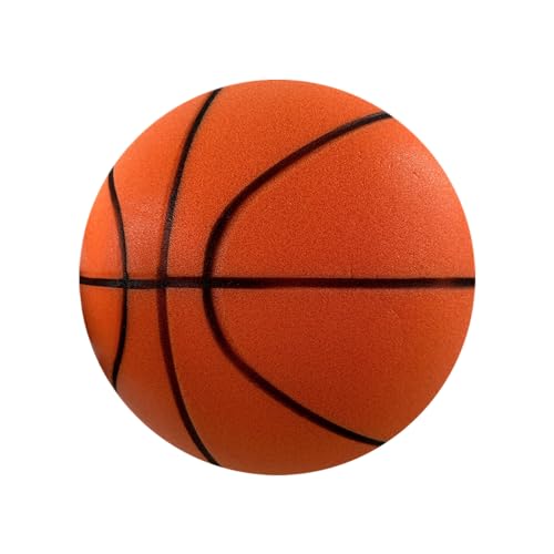 Incredible B-Ball Silent Play. A Foam Basketball, 7" (18cm), Orange