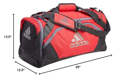 adidas Team Issue Duffel Bag – Durable for Sports & Travel - color: Team Power Red
