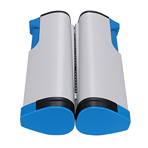 Hipiwe Retractable Table Tennis Net Replacement, Ping Pong Net and Post with PVC Storage Bag, 6 Feet(1.8M, Fits Tables Up to 2.0 inch 5.0 cm - color: White