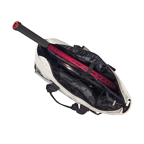WILSON Lifestyle Tote Tennis Racket Bag - Grey/Blue, Holds up to 2 Rackets