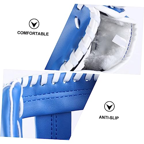 1Pc Lightweight PU Baseball Glove Softball Pitcher Infielder Glove for Breathable Shockproof Sweat Design for Beginners and Youth Training