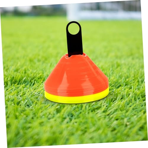 MAGICLULU 8pcs Plastic Racks Storage Practice Saucer Coaching Bottom Pro Equipment for Sturdy Agility Sports Marker Carriers Basketball Disc Handheld Cones Holders Carrying Soccer Training