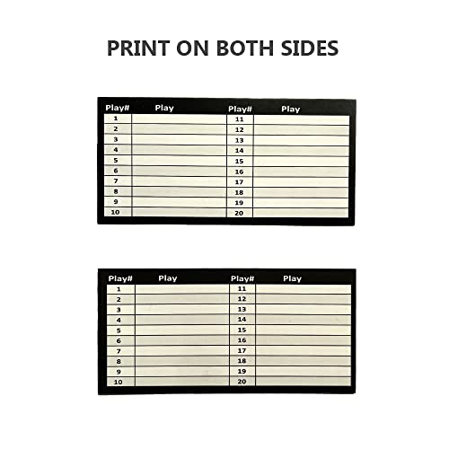 Play Wristband Inserts Play Cards Sheets - size: Youth Size