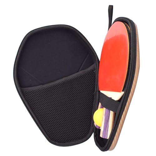 Hexagonal Pingpong Paddle Case Table Tennis Racket Storage Bag Zipper Handbag Accessories Portable Zipper Bag Lightweight Equipment - color: Silver