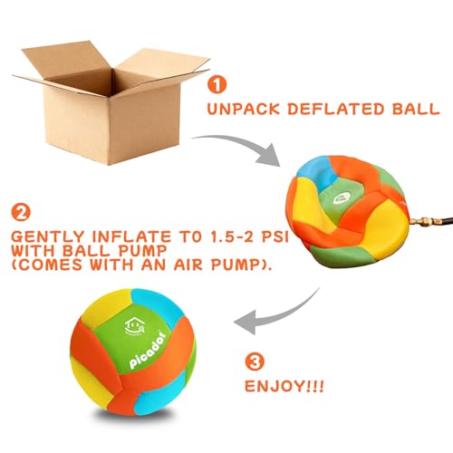 Soft Indoor Volleyball - Soft and Safe Indoor Volleyballs for Practicing Inside House and Yard, Silent Volleyball with Pump for All Ages