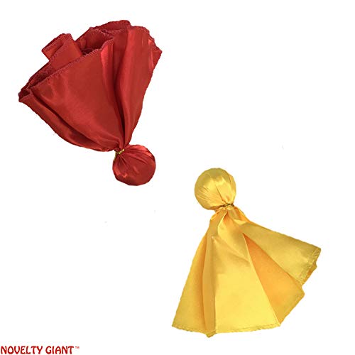 NOVELTY GIANT WWW.NOVELTYGIANT.COM Football Red Coach Challenge & Referee Yellow Penalty Sports Fan Tossing Flags