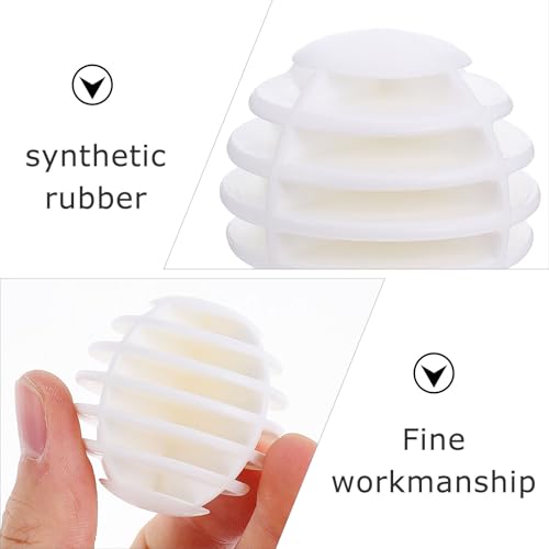 Zerodeko 10pcs Indoor Practice Golf Balls White Stripe Pe Material Training Balls for Golfers Indoor Use