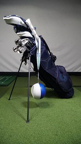 The Original Compression Ball – Golf Swing Trainer for Perfect Impact, Forearm Connection & Better Ball Striking – Helps Fix Chicken Wing & Improve Tempo – Soft Memory Foam Aid