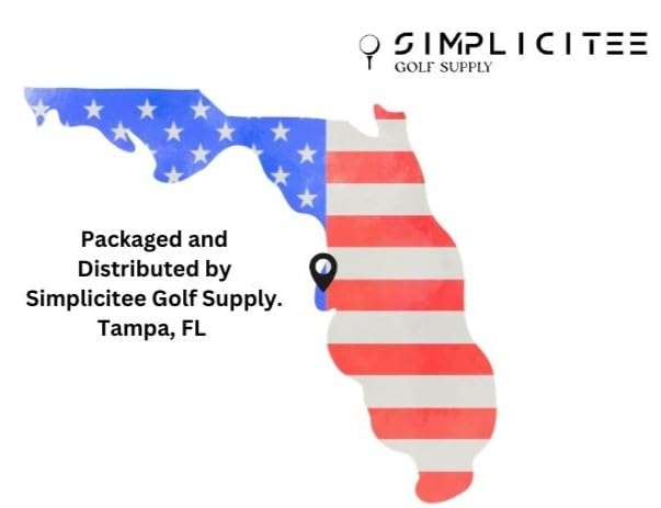 SIMPLICITEE USA Flag Bamboo Golf Tee - 3-1/4" - 100 Count