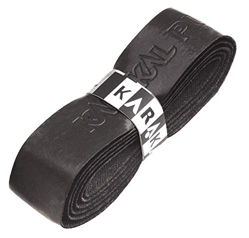 Karakal - PU Super Grip - Self-Adhesive Grip Tape for Badminton, Squash, Tennis, Hockey Stick or Ice Hockey Stick – Pack of 5 or 24 – Assorted Colours, B00HURNP08, Black, 6X