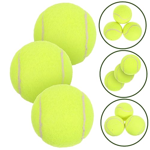Abaodam 3Pcs Training Tennis Balls for Self Practice Professional Practice Balls for All Skill Levels Use for Beginners and Pros