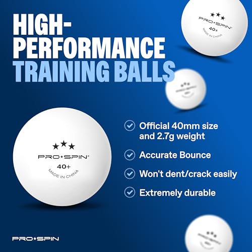 PRO-SPIN Portable Ping Pong Set with Retractable Ping Pong Net for Any Table, All-in-One Table Tennis Set with Ping Pong Paddles, Balls & Case, Table Top Family Game - color: 2-Player Set | Purple/Blue