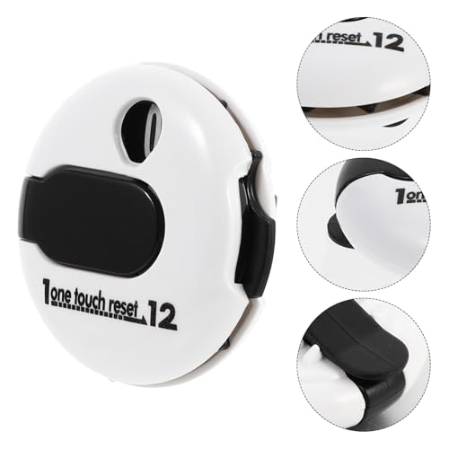 Abaodam Outdoor Score Portable Stroke Counter for Golf White No Battery Needed Easily Attachable to Belt Compact Design for Golf Enthusiasts
