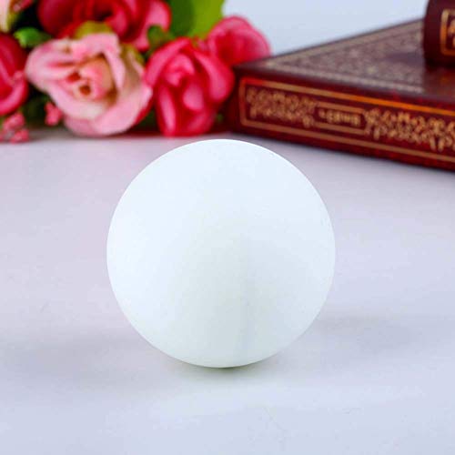 Table Tennis Balls Reusable Plastic Ping Pong Balls For Amateur Entertainment 40mm Diameter Orange, White 6Pcs And Practical and attractive
