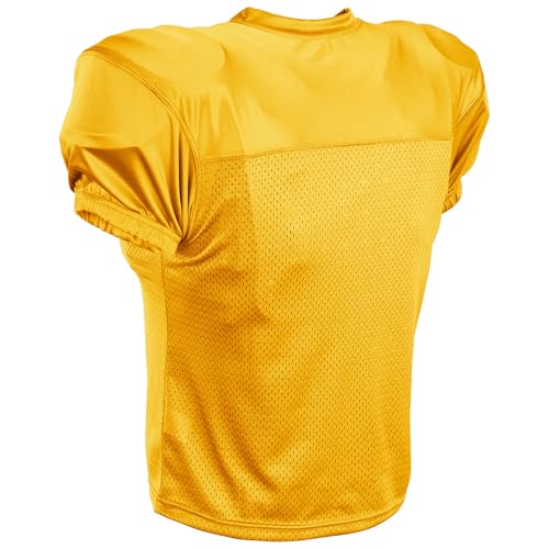 Champro Boys Preseason Football Practice Jersey - color: Gold, size: Medium