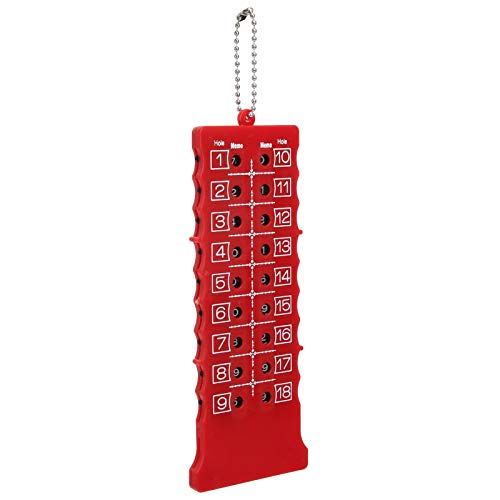 Estink Score Counter, ABS Material, 18 Hole Scoreboard, Compact Design for Easy Carrying, Ideal for Training and Competition Use