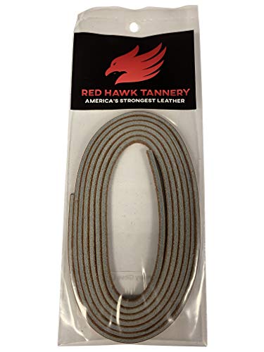Glove Lace 3/16”x72” Baseball Glove Lace Pack - Glove Relacing - color: Dark Tan