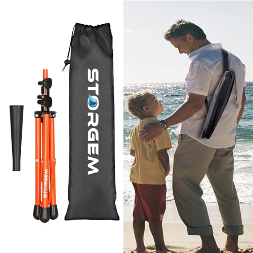 Storgem Batting Baseball tee Softball, Easy to Adjustable Height,Portable Tripod Stand Base Tee for Hitting Training Practice,with Carrying Bag