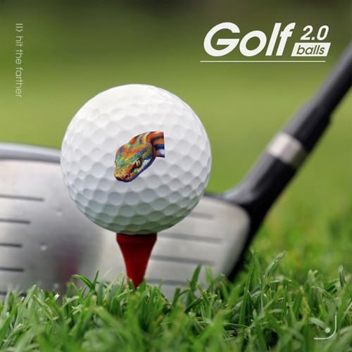 Colorful Snake Funny Practice Golf Balls Limited Flight Training Ball for Backyard Indoor Outdoor