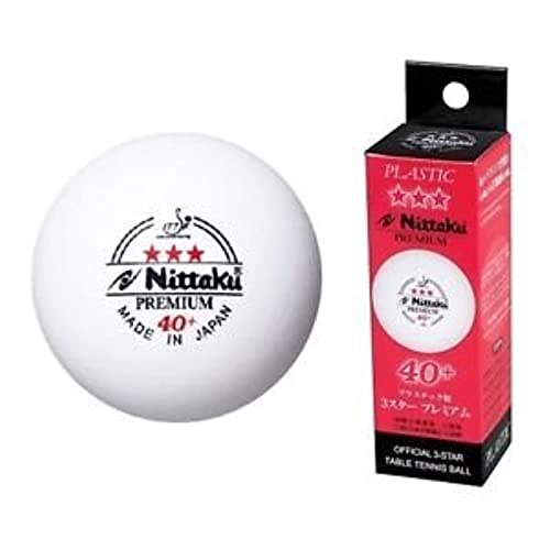 NITTAKU 3-Star Premium Table Tennis Balls