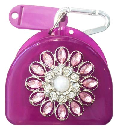 Decorated Mouthguard Case - Romance - Purple - color: Purple