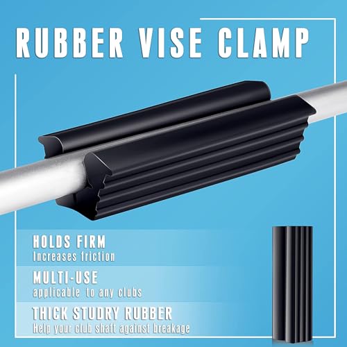 CHAMPKEY Deluxe Grip Repair Kits for Regripping Golf Clubs - Inlcudes Hook Knife, 2" x 10" Professional Tapes, 5 oz Solvent and Rubber Vise Clamp - style: 4 In 1 Kits