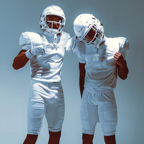 Nxtrnd Two Football Mouth Guard, Football Mouthpiece with Strap, Fits Adult & Youth (White) - color: White