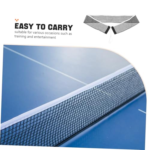 Toddmomy Table Tennis Net Sturdy Build for Easy Setup for Practice Compatible Standard Tables Mesh for Competitive Play and Casual Games