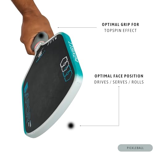 Pickleball Training Aid Designed for Power, Precision & Control | Multi-Position Grip Tool for Real-Play Feedback and Adjustable Fit | Enhances Comfort, Accuracy - 2 Pack - color: Black