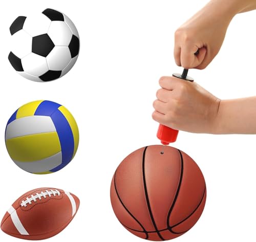 3 Pcs Hand Inflator Kits,TOSAMZOO Air Pump Ball Pump Sports Sphere Pumps with Needle, Nozzle, Perfect for Volleyball, Basketball, Football, Soccer, Water Polo, Inflatable Set