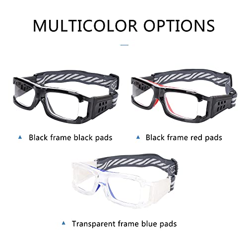 SooGree Sports Goggles Glasses for Men Womens,Racquetball Basketball Football Soccer Eye Protection Sport Eyeglasses