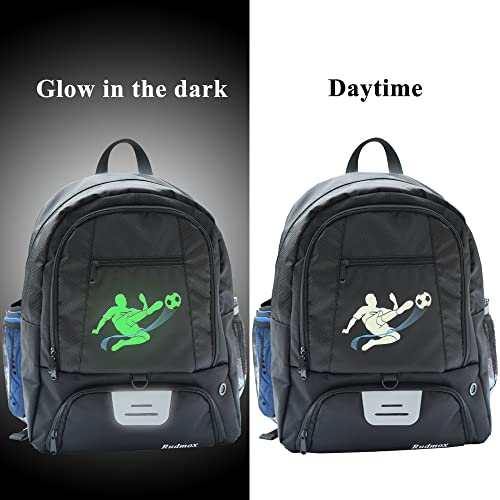 Soccer Ball Bag-Backpack for Basketball,Volleyball with Cleat Shoes and Ball Compartment for Sports Team,Trainning - color: Black New