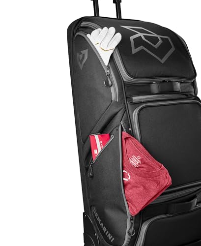 DeMarini Spectre V2 Baseball/Softball Bags - color: Black, style: Wheeled Bag