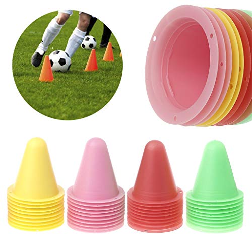 10 Pcs Skate Marker Cones Roller Football Soccer Training Equipment Marking Cup Strong and Durability