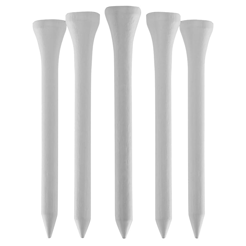 TH Golf Bamboo Golf Tees 70mm | Pack of 50 & 100 | Multiple Colour Options | Premium Durable Bamboo Golf Tees