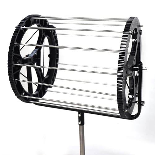 Tennis Ball Picker, 2 in 1 Tennis Rolling Collector Basket with 80 Balls Capacity, Automatic Ball Hopper with Adjustable Height, Funnel Grabber with Handle, for School, Gym, Club