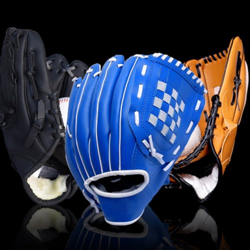 Healifty Pu 9.5-inch Baseball Glove for Infielders and Pitchers, Thickened Softball Mitt, Lightweight Protective Pu Sports Batting Glove for Youth Training