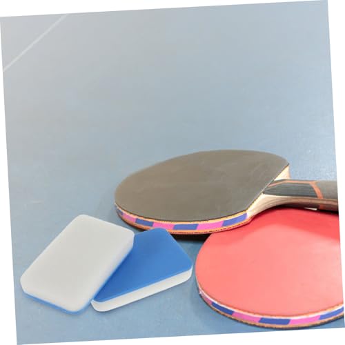 2Pcs Table Tennis Racket Cleaner Portable Outdoor Paddle Cleaning Tool with Soft Sponge Material for Gentle Care and Reusable Use Essential for Paddle Cleanliness