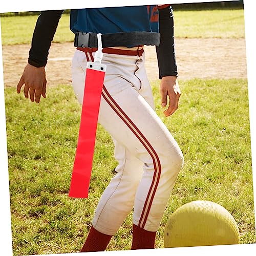 Pvc Adjustable Rugby Belt Rugby Waist Flags Blue Football Game Rugby Flag Ribbon