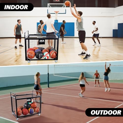 Ball Storage Cart, Sports Equipment Organizer