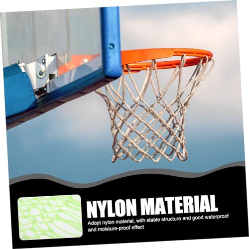 BESPORTBLE Sturdy Luminous Basketball Net Outdoor Replacement for Rims Weather Resistant for Training Recreation Playground Use