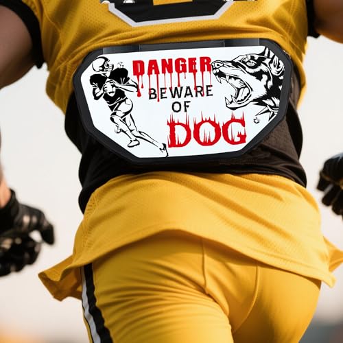 Runxrocy Football Back Plate Rear Back Protector Football Low Back Pad for Adult & Youth Players - size: Youth (Age Under 12), style: New Dog