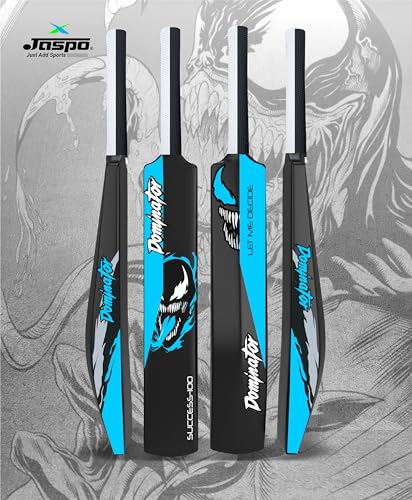 Jaspo Dominator Venom Edition 34 Inches Plastic Cricket Bat,Ball Octopus Gripbest for Practicing- to Play with Soft Rubber, Tennis Wind Ball.