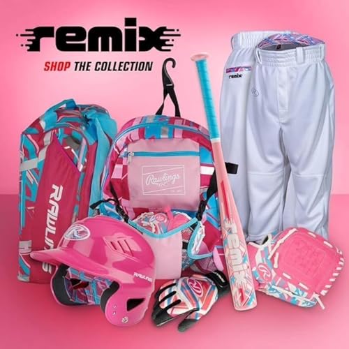 Rawlings | COOLFLO Batting Helmet | T-Ball (6 1/4" - 6 7/8") | Black - color: Pink - REMIX