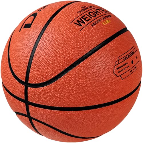 Dakapal Weighted Heavy Training Basketball 2.2LBS/3LBS/3.3LBS Size 7 Durable and wear Resistant for Indoor Outdoor Improve Handling Dribbling Passing Rebounding Skill - size: 3.3LBS-Size 7