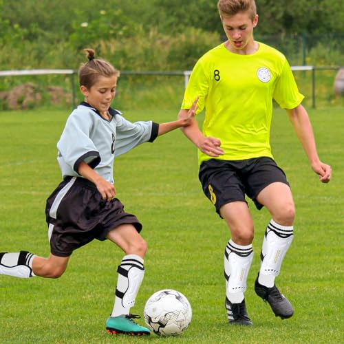 Soccer Shin Guards for Youth Kids Toddler, Protective Soccer Shin Pads & Sleeves Equipment - Football Gear for 3 5 4-6 7-9 10-12 Years Old Children Teens Boys Girls